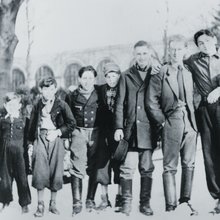 Jewish schoolchildren as forced laborers