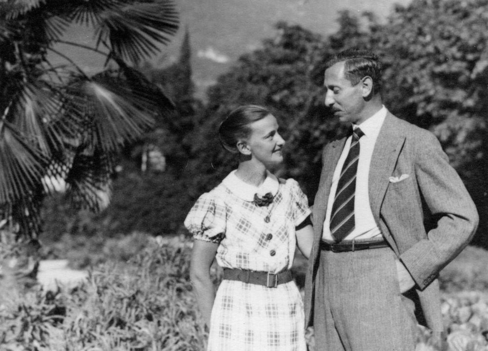 Fotografie: Irmgard und Benno Heller im Urlaub, um 1930