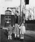 Werner von Biel mit seinen Kindern, um 1940