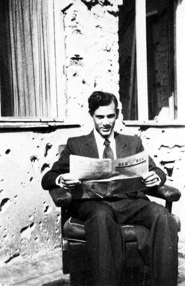 Fotografie: Ralph Neumann in Berlin-Wannsee 1946