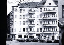 Groninger (formerly Utrechter) Str. 50, Chug Chaluzi headquarters. Gad Beck and Zvi Abrahamsohn were arrested here on March 2, 1945. Berlin, 1993.