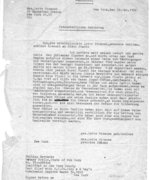 Eidesstattliche Erklärung von Lotte Strauss über Josef Höflers Fluchthilfe, 1952