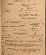 Fotografie: Urteil des Sondergerichts Mannheim gegen Eva und Carl Hermann, Mannheim, 9. Juli 1943