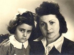 Ada (left) and Riva Zivcon, 1946.