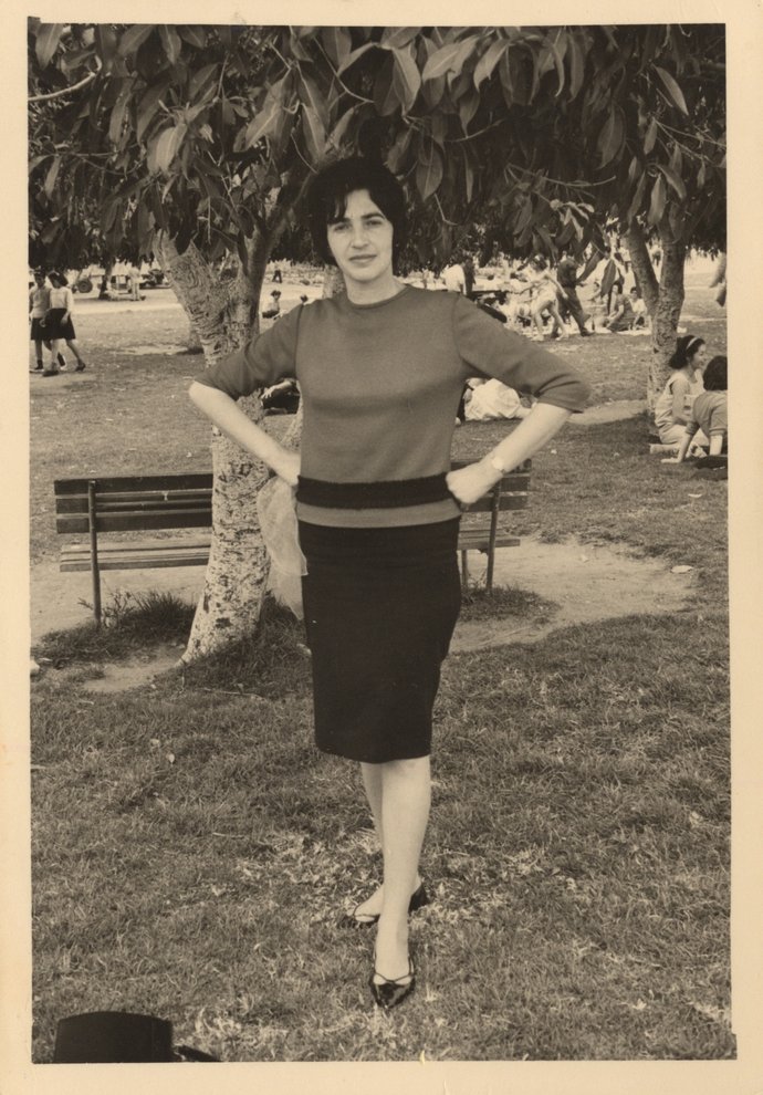 Fotografie: Helena Hochberg in Israel, 1960er Jahre