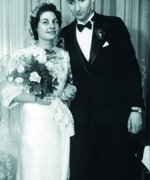 Hochzeitsfoto von Ilse und Werner Rewald, Berlin, 20. Dezember 1938
