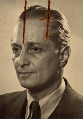 Photo: Photo of Paul Schumann-Spitzer from his application for official recognition as a victim of fascism, around 1945.