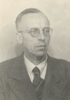 Fotografie: Passfoto von Dr. Peter Klein, 1940er-Jahre