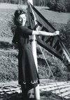 Betzy Rosenberg in Byneset, 1945