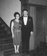 David Stoliar mit seiner Frau Adria, 1950er Jahre, Ort unbekannt