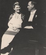 Theodor and Bolette Burckhardt on their silver wedding anniversary, 1937.