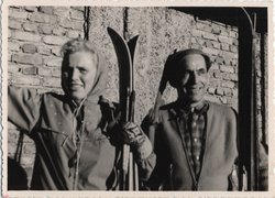 Josef Dzida (right), probably 1960s.