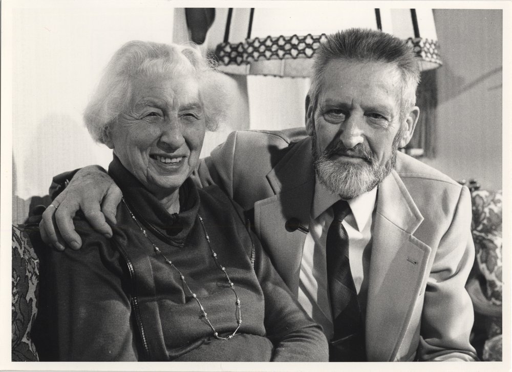 Photo: Ilse and Gerhard Schwersensky, November 15, 1985.