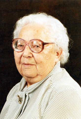 Fotografie: Portrait von Emma Besser, nach 1960