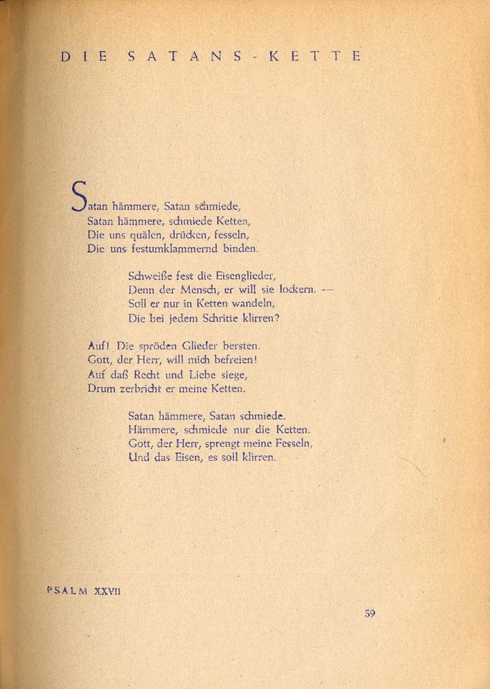 Fotografie: Psalmen von Erich Hopp, die er 1942 im Untergrund verfasst hat, veröffentlicht 1947 im Pontes-Verlag Berlin/Stuttgart