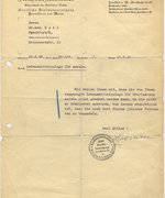 Fotografie: Entzug der Lebensmittelzulage durch die Reichsärztekammer, Frankfurt am Main, 21. Juli 1941