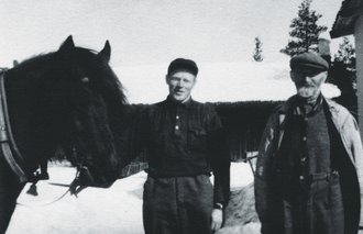 Fotografie: Ola Breisjøberget (Mitte), 1940er Jahre