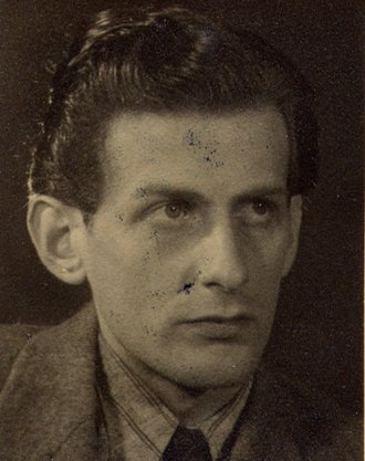 Fotografie: Foto von Arno Blumenthal auf dem Antrag auf Anerkennung als „Opfer des Faschismus“, um 1946