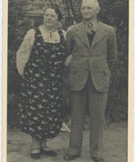 Lydia Hocke with her partner August Weber, around 1940.