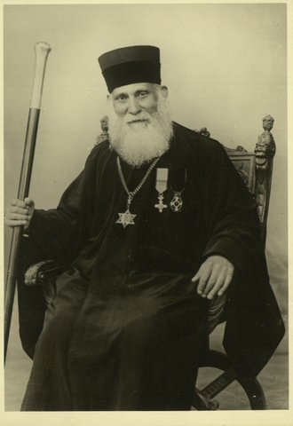 The chief rabbi of Volos, Mosche Pessach, undated.