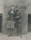Jan Kostański mit seiner jüdischen Freundin Nacha Wierzbicka im Warschauer Ghetto, 1941