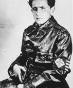 Photo: Endre Grósz (later David Gur) in Arrow Cross Party uniform, 1944/45.