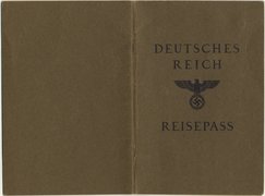 Reisepass für Hildegard Grau, September 1939