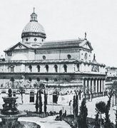 Church of San Gioacchino, Rome, Piazza dei Quiriti, around 1930.