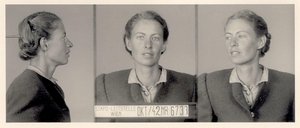 Fotografie: Gestapo-Foto der am 13. Oktober 1942 verhafteten Ella Lingens