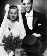 Hans and Traudl Rosenthal’s wedding photo, Berlin, August 30, 1947.
