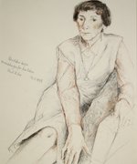 Rosel Bibo, Zeichnung von Monika Sieveking, 1987