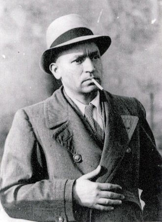 Public health officer Giuseppe Moreali, Nonantola, 1930s.