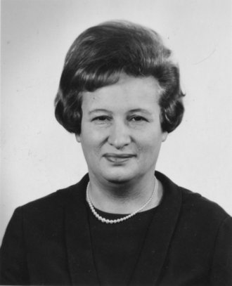 Fotografie: Greta Rogers in den USA, etwa 1950er Jahre
