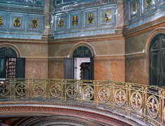 Ansicht des Verstecks in San Gioacchino, Überreste des zugemauerten Eingangs, Rom 2018
