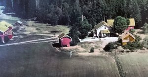 Skogstad’s farm near the Swedish border village of Töcksfors, after 1945.