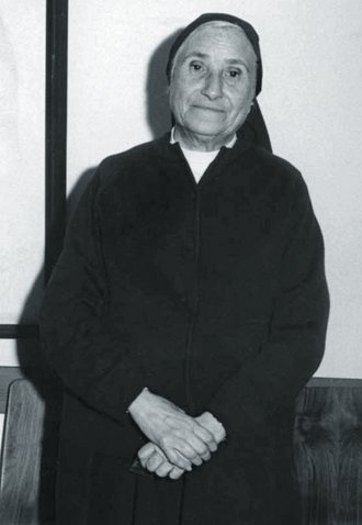 The helper Sister Marguerite Bernes, Jerusalem, 1974.