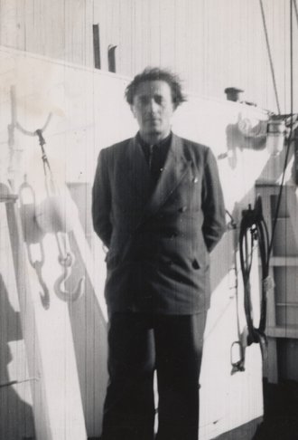Hermann (Harry) Ornstein on the crossing to the United States, 1949.