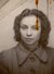 Fotografie: Foto von Elfriede Guttmann auf dem Antrag auf Anerkennung als „Opfer des Faschismus“, um 1946