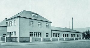 Schwarzkopf-Zweigwerk in Tetschen (Děčín), um 1930