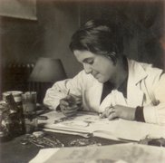 Fotografie: Alice Cohn im Reklameatelier, Breslau 1936