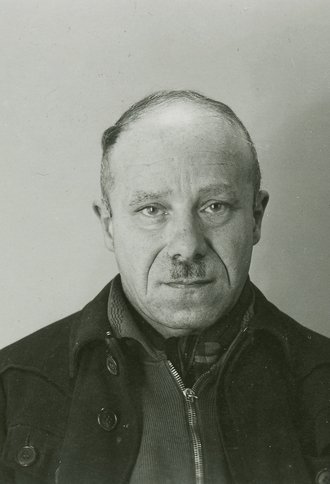 Police identification photo of Walter Boldes, taken after his arrest in February 1942.