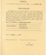 Bekanntmachung der Vermögenseinziehung von Herta Pineas (damals bereits „untergetaucht“), April 1943